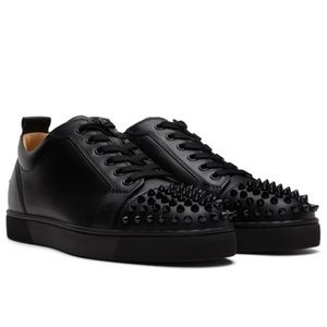 CHRISTIAN LOUBOUTIN
Black Louis Junior Spikes Sneakers